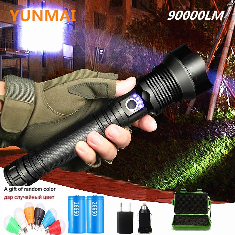 High Quality Tactical xhp70.3 Led Flashlight Usb Rechargeable 18650 or 26650 Battery Torch Waterproof Lantern Zoomable Aluminum
High Quality Tactical xhp70.3 Led Flashlight Usb Rechargeable 18650 or 26650 Battery Torch Waterproof Lantern Zoomable Aluminum