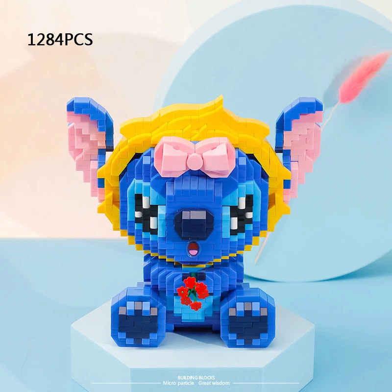 Disney cartoon Stitch figures micro diamond blocks Alien monsters building brick educational toy nanobrick for kids GIFTS 
Disney cartoon Stitch figures micro diamond blocks Alien monsters building brick educational toy nanobrick for kids GIFTS