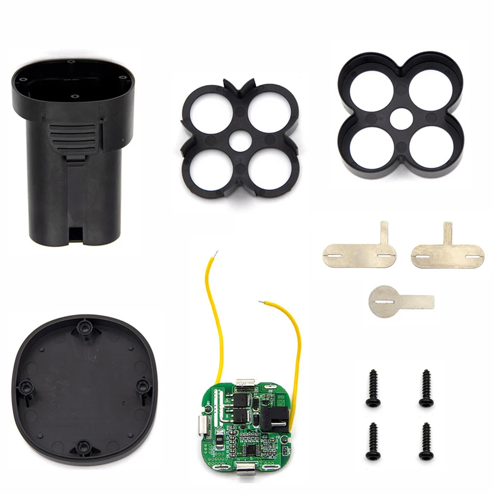 4s Bms Screwdriver Li-Ion Battery Storage Box Case Circuit Board PCBA Holder For MAKITA Four Strings 16.8V 14.4V Battery
4s Bms Screwdriver Li-Ion Battery Storage Box Case Circuit Board PCBA Holder For MAKITA Four Strings 16.8V 14.4V Battery
