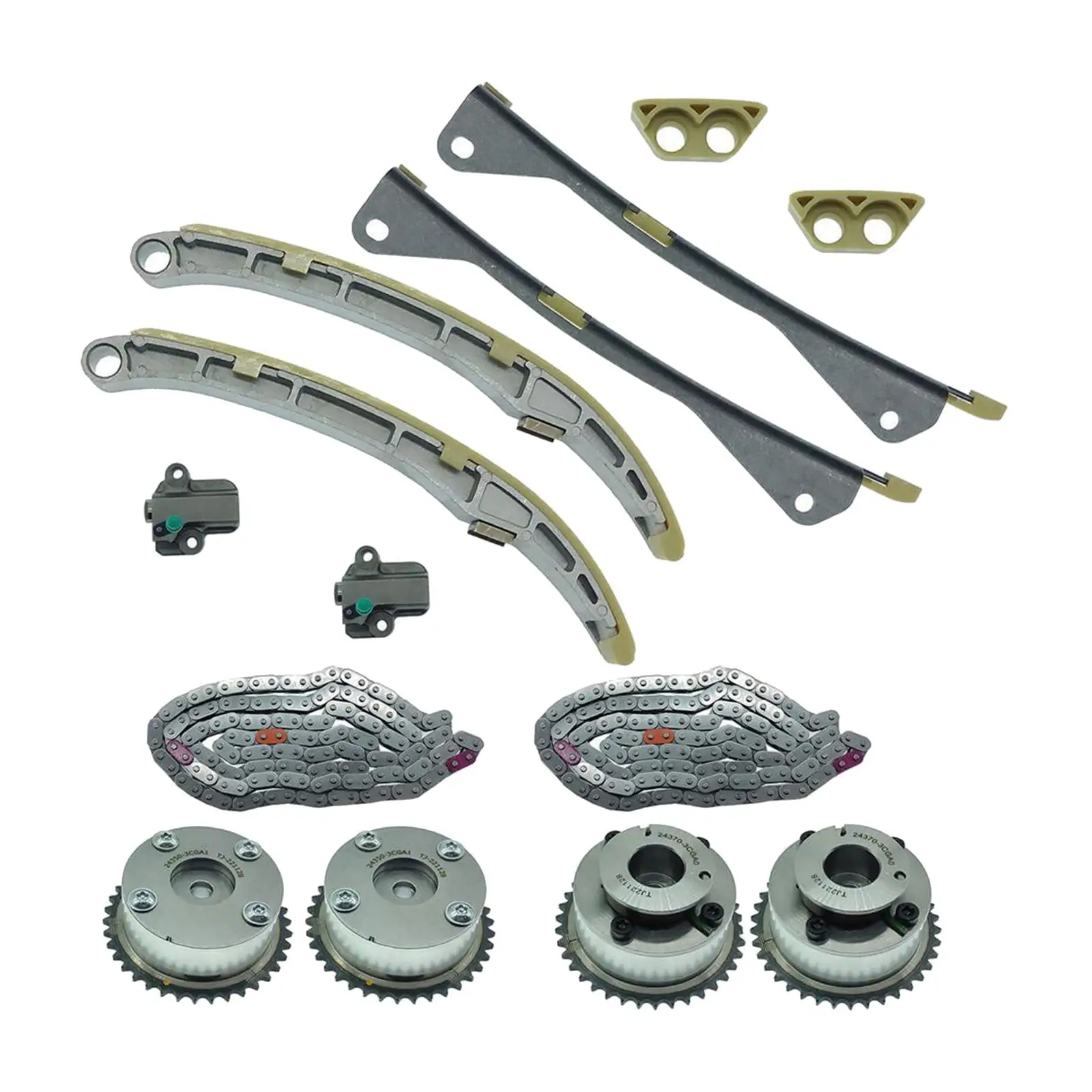 Комплект цепи синхронизации двигателя 24321-3L100, аксессуары для Hyundai Santa FE 3.3L Genesis Sedan 3.8L Palisade 3.8L Genesis G70 3.3L 
Комплект цепи синхронизации двигателя 24321-3L100, аксессуары для Hyundai Santa FE 3.3L Genesis Sedan 3.8L Palisade 3.8L Genesis G70 3.3L