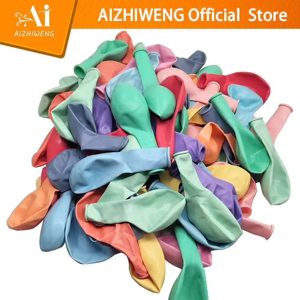 Balloons Rainbow Set (100 Pack) 10 Inches Assorted Bright Colors Made With Strong Multicolored Latex For Helium Or Air Use
Balloons Rainbow Set (100 Pack) 10 Inches Assorted Bright Colors Made With Strong Multicolored Latex For Helium Or Air Use