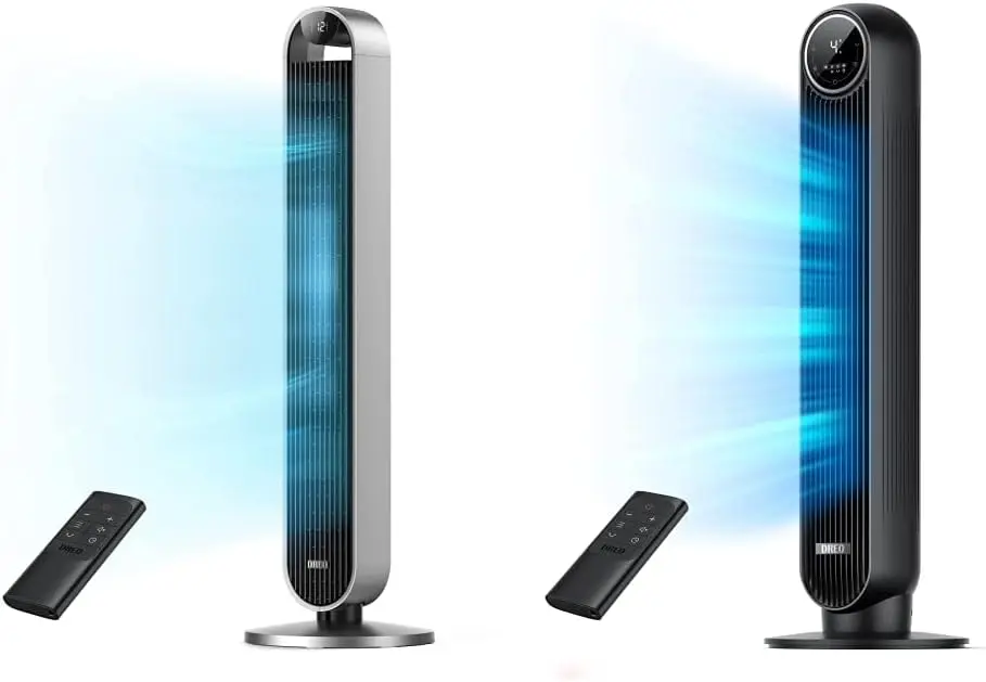 Max 120° Oscillating Fan, 42 Inch Bladeless Fan for Bedroom, 25dB Quiet DC Motor, Standing Fan with Remote & Nomad One Fa
Max 120° Oscillating Fan, 42 Inch Bladeless Fan for Bedroom, 25dB Quiet DC Motor, Standing Fan with Remote & Nomad One Fa