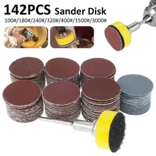 140Pcs 25mm Sandpaper High Quality Sanding Discs   1