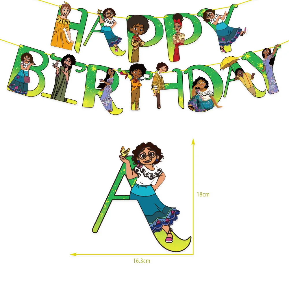 Disney Anime Movie Encanto Figures Birthday Deocrations Banner Happy Birthday Pull Flag Combo Set Party Decorations Supplies Kid
Disney Anime Movie Encanto Figures Birthday Deocrations Banner Happy Birthday Pull Flag Combo Set Party Decorations Supplies Kid
