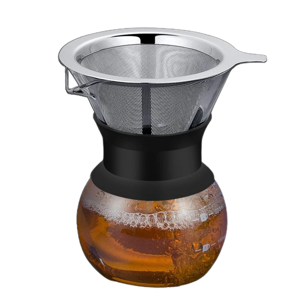 Coffee Dripper Coffee Filter Cup Pour Over Coffee Tea Woking Office L13.9*7.9*3cm M11.8*6.1*3cm Stainless Steel
Coffee Dripper Coffee Filter Cup Pour Over Coffee Tea Woking Office L13.9*7.9*3cm M11.8*6.1*3cm Stainless Steel