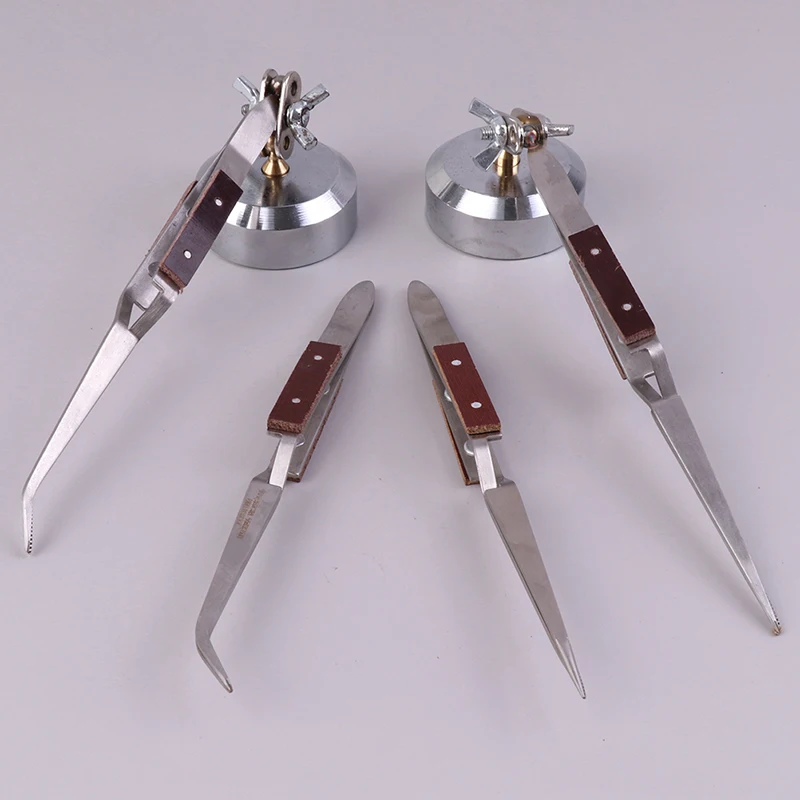 Pro Jewelry Soldering Tweezers Straight Curved Tip Selflock Welding Tweezer Cross Locking Jewelry Making Craft Tool
Pro Jewelry Soldering Tweezers Straight Curved Tip Selflock Welding Tweezer Cross Locking Jewelry Making Craft Tool