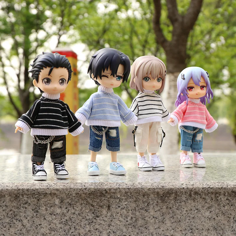 OB11 Doll Clothes High Neck Sweater White Blue Black Pink Casual Top BJD Baby Clothes Birthday Christmas Gifts for Girls Kid
OB11 Doll Clothes High Neck Sweater White Blue Black Pink Casual Top BJD Baby Clothes Birthday Christmas Gifts for Girls Kid
