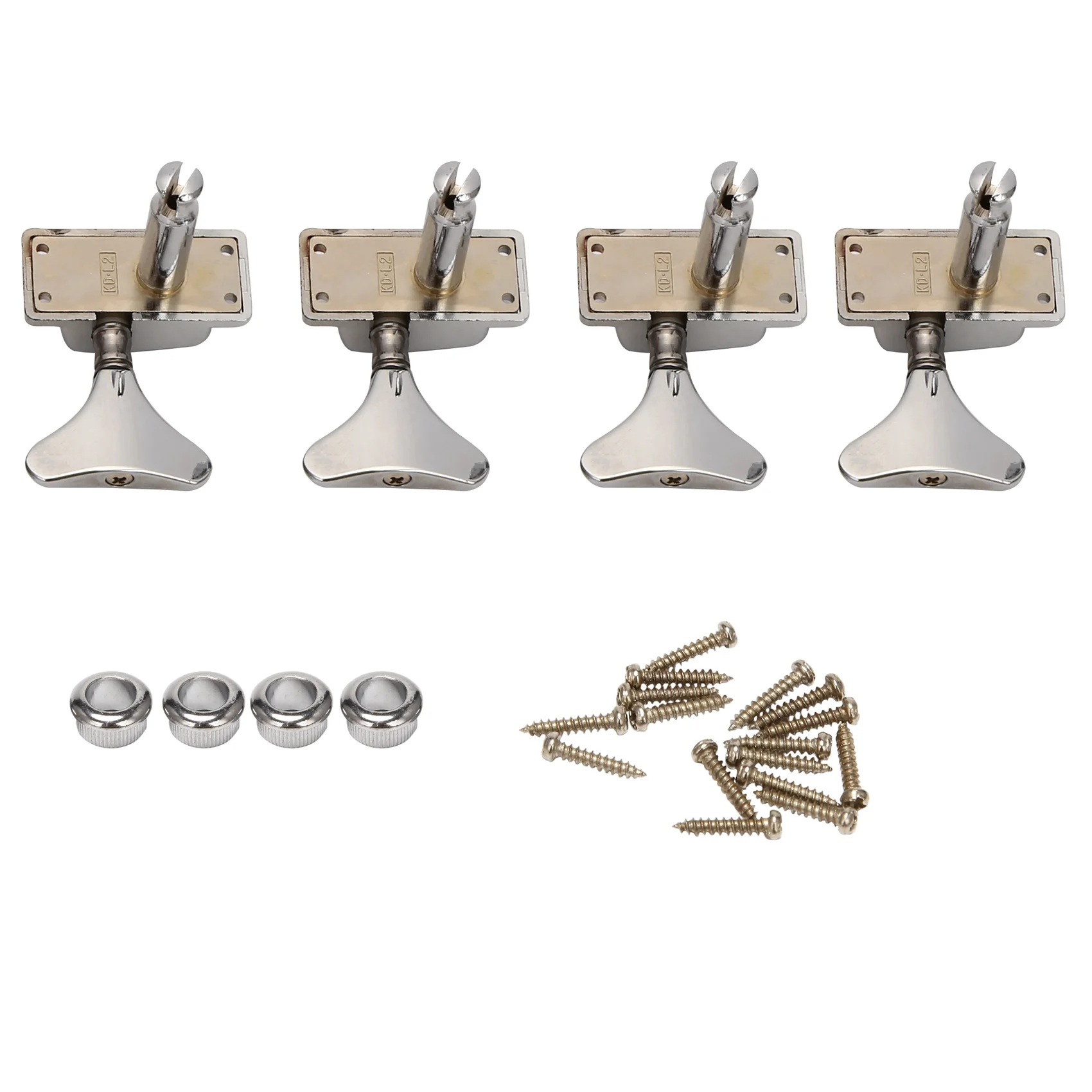 4Pcs Semi-Closed Electric Bass Tuning Pegs Tuners DIY 2R2L Musical Instrument Parts
4Pcs Semi-Closed Electric Bass Tuning Pegs Tuners DIY 2R2L Musical Instrument Parts