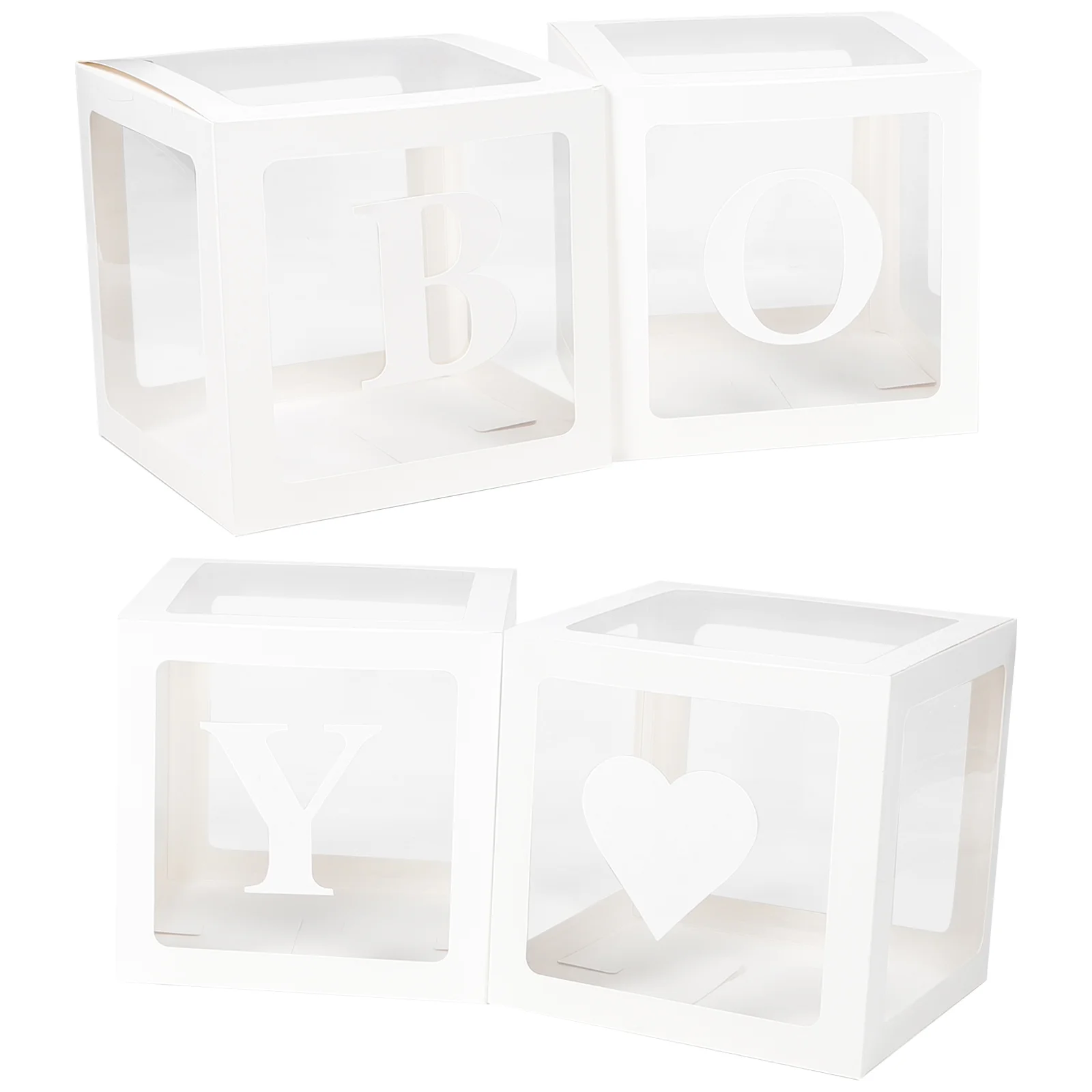 4pcs Decorative Boy Balloon Boxes Balloon Boxes With Letters Welcome Box Clear Boxes For Balloons
4pcs Decorative Boy Balloon Boxes Balloon Boxes With Letters Welcome Box Clear Boxes For Balloons