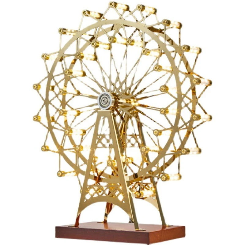 Modern Design Ferris Wheel Decoration Desktop Light Lampara De Mesa Modernas Girls Bedroom Decoration Rotate Ferries Wheel
Modern Design Ferris Wheel Decoration Desktop Light Lampara De Mesa Modernas Girls Bedroom Decoration Rotate Ferries Wheel