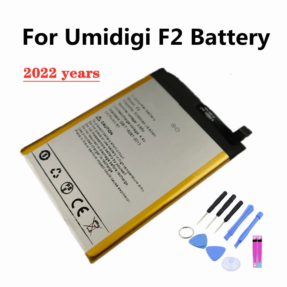 2022 New High Quality Umidigi Battery For UMI Umidigi F2 F 2 Bateria 5150mAh High Capacity Replacement Batteries + Tools
2022 New High Quality Umidigi Battery For UMI Umidigi F2 F 2 Bateria 5150mAh High Capacity Replacement Batteries + Tools