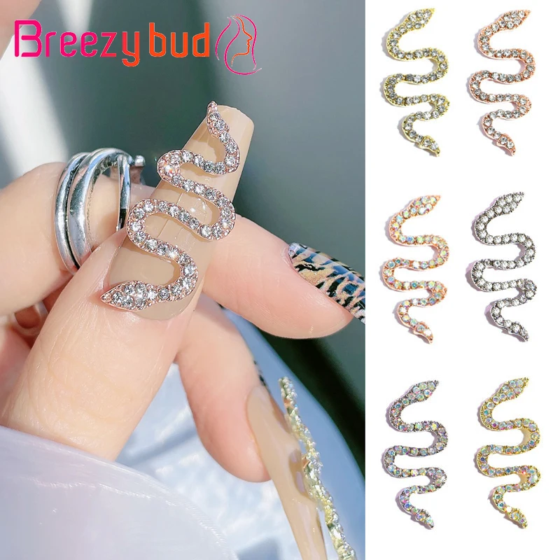3Pcs Oversized Snake 3D Nail Charm Long Silver Rhinestones for Nails Art Decorations Glitter Metal Manicure Decor
3Pcs Oversized Snake 3D Nail Charm Long Silver Rhinestones for Nails Art Decorations Glitter Metal Manicure Decor
