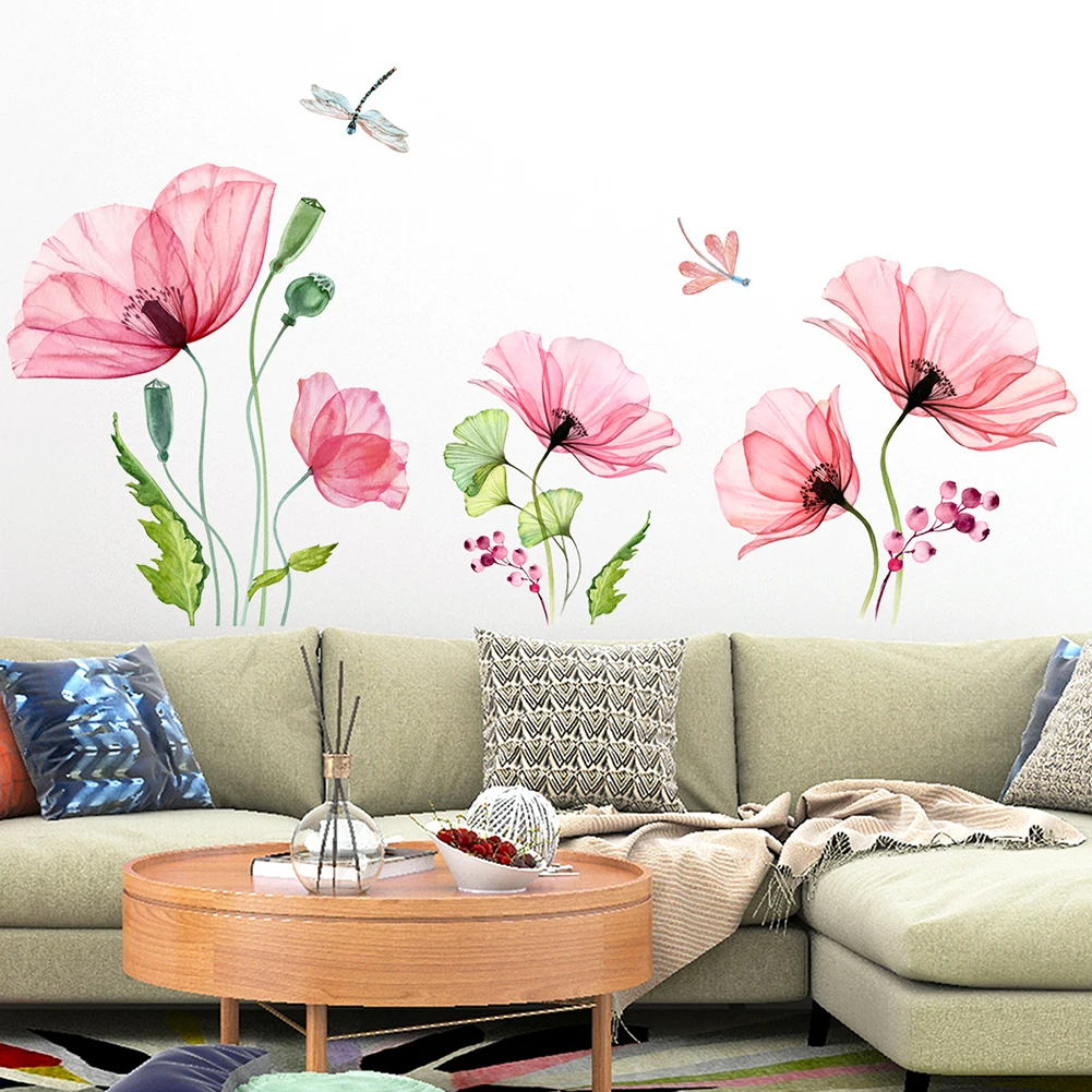 Flower Wall Stickers Vinyl Floral Wall Decals Wall Art Graphics For Living Room Bedroom Decoration DIY Home Decor 30x90cm 2pcs
Flower Wall Stickers Vinyl Floral Wall Decals Wall Art Graphics For Living Room Bedroom Decoration DIY Home Decor 30x90cm 2pcs