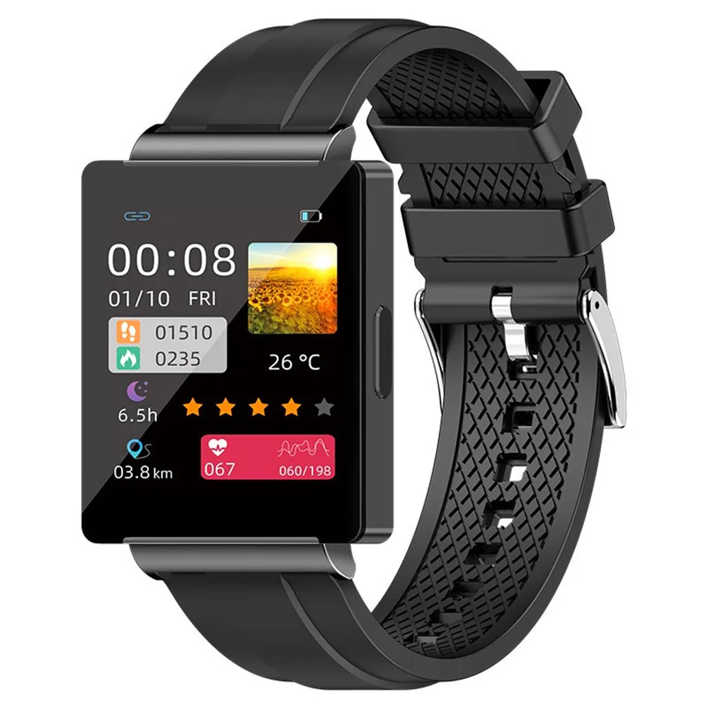 Waterproof Smartwatch Heart Rate Blood Glucose Oxygen Pressure Music Player NFC Sports Tracker Smart Bracelet Watch Bluetooth
Waterproof Smartwatch Heart Rate Blood Glucose Oxygen Pressure Music Player NFC Sports Tracker Smart Bracelet Watch Bluetooth