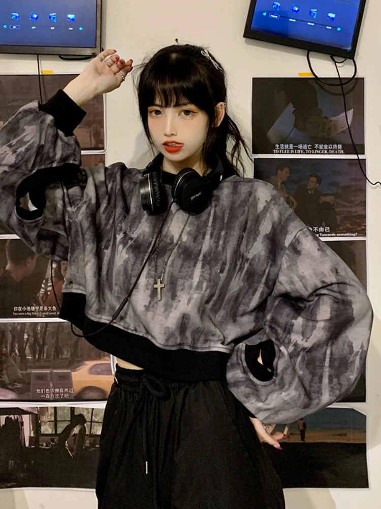 Sweatshirts Ladies Tops Fashion Spring Autumn Crew Neck Pullover Loose Long Sleeves Tie Dye Office Lady Regular Tenafeicc
Sweatshirts Ladies Tops Fashion Spring Autumn Crew Neck Pullover Loose Long Sleeves Tie Dye Office Lady Regular Tenafeicc
