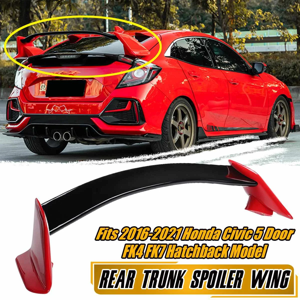Автомобильный задний спойлер FK4 FK7, удлинитель для крыльев для Honda Civic 5 Door FK4 FK7 Hatchback 2016-2021, задний спойлер для багажника, крыло для губ
Автомобильный задний спойлер FK4 FK7, удлинитель для крыльев для Honda Civic 5 Door FK4 FK7 Hatchback 2016-2021, задний спойлер для багажника, крыло для губ