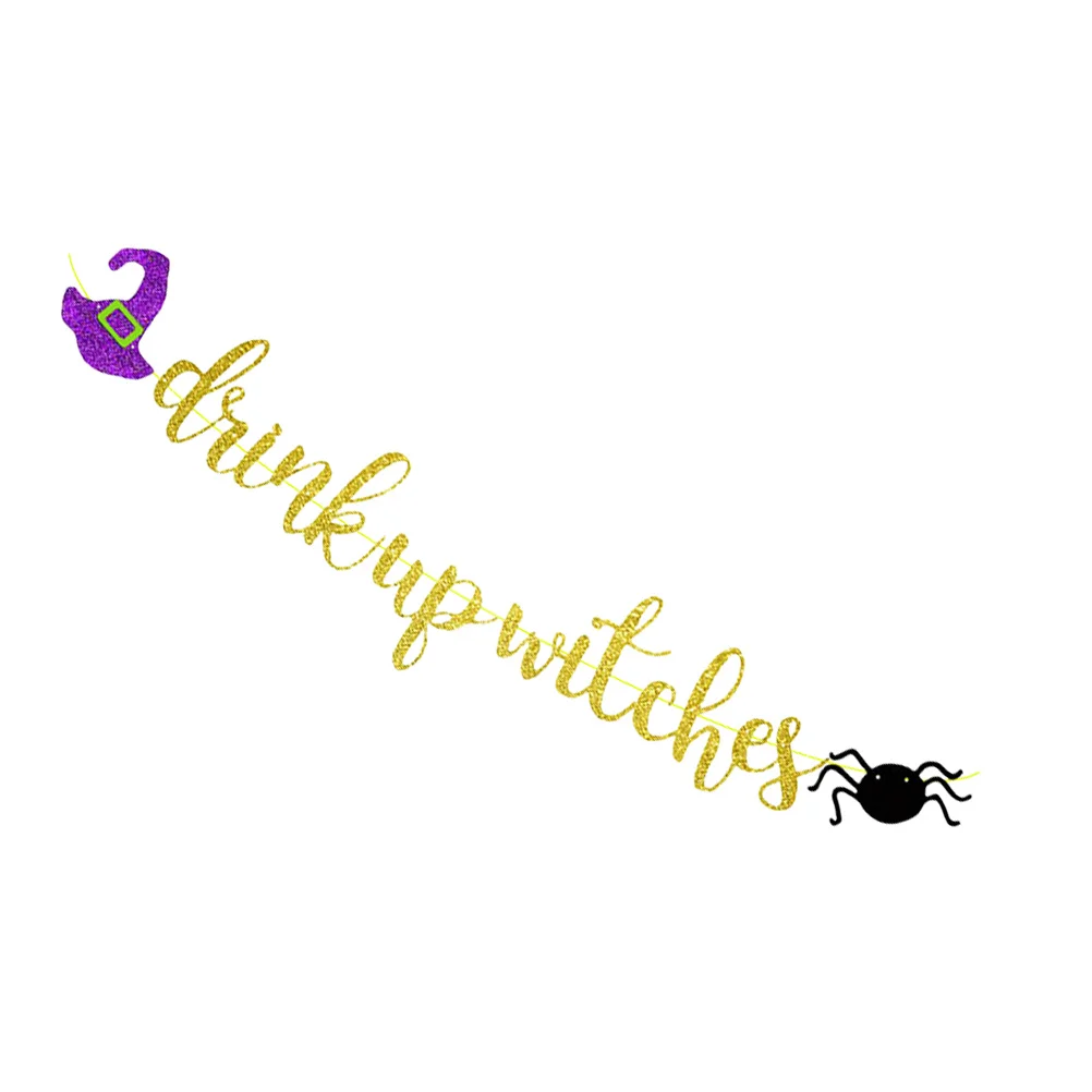 1 Set of Banner Useful Premium Witches Banner Bunting Banner Hanging Flags for Store
1 Set of Banner Useful Premium Witches Banner Bunting Banner Hanging Flags for Store