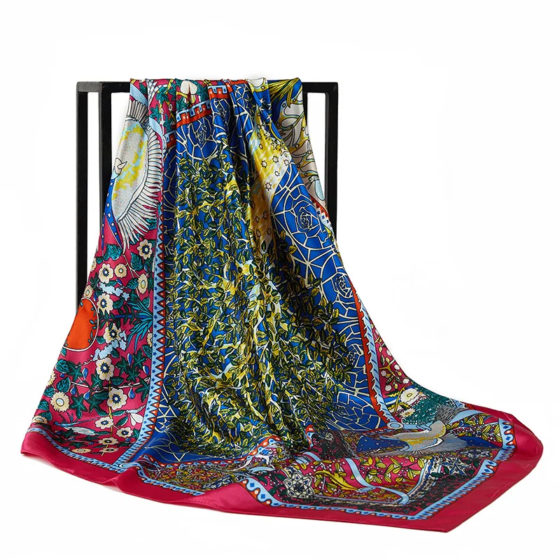 Зимние Роскошные головные уборы 90x90 см популярный дизайн квадратные шарфы модный принт солнцезащитные Шали осенний стиль мусульманский Пляжный платок 
Зимние Роскошные головные уборы 90x90 см популярный дизайн квадратные шарфы модный принт солнцезащитные Шали осенний стиль мусульманский Пляжный платок