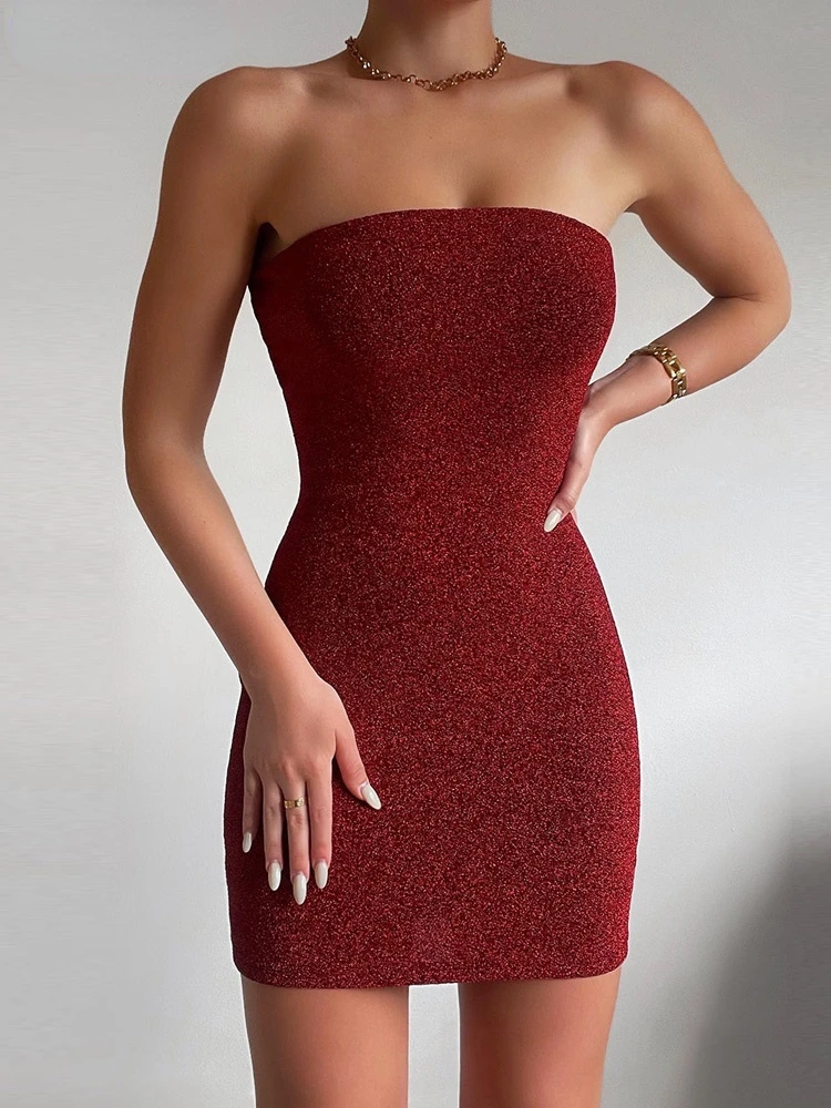 Strapless Glitter Party Dresses For Women 2022 Summer Sexy Mini Bodycon Dress Sequin Night Club Tube Dress Red Blue
Strapless Glitter Party Dresses For Women 2022 Summer Sexy Mini Bodycon Dress Sequin Night Club Tube Dress Red Blue
