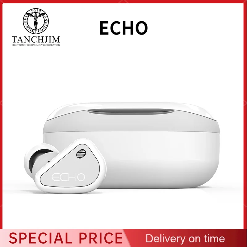 

TANCHJIM ECHO TWS Earphones QCC3040 Bluetooth 5.2 APTX/APTX Adaptive/AAC/SBC IPX4 Waterproof Headphone True Wireless Earbuds