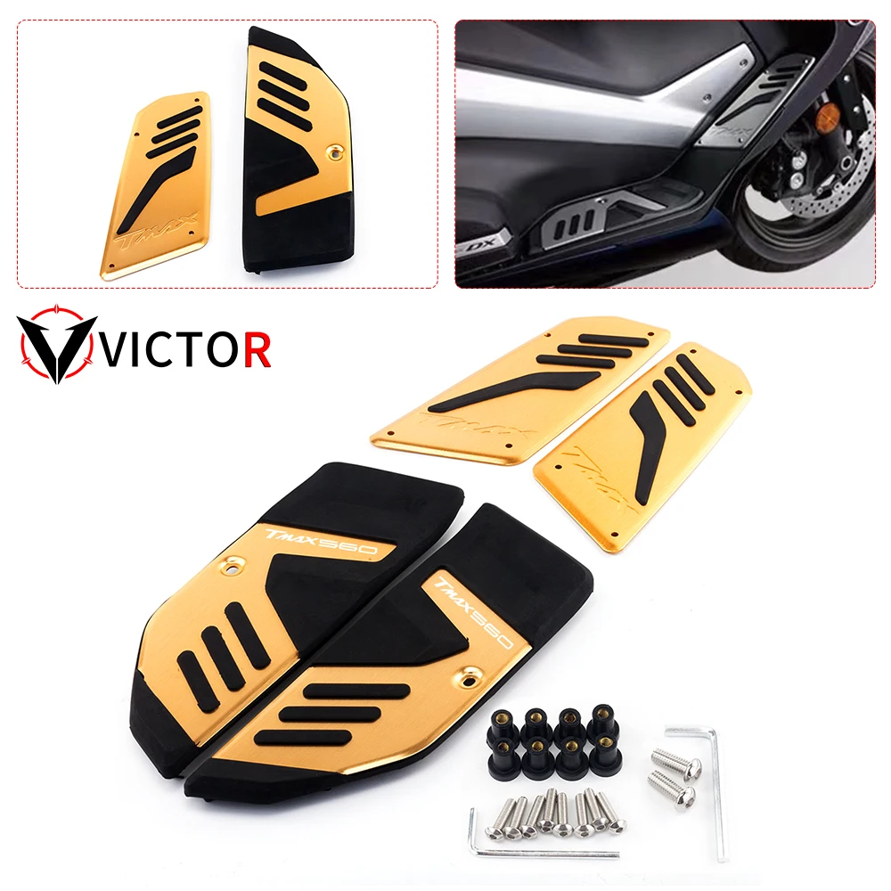 

Motorcycle Footboard Steps Motorbike Foot For YAMAHA TMAX 560 TMAX560 T-MAX 530 SX DX TMAX530 2017-2021 Footrest Pegs Plate Pads