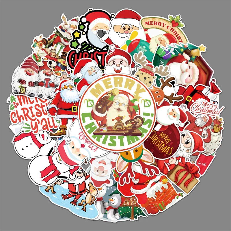 50 Pc Merry Christmas Graffiti Stickers Gift for Kids Santa Claus Decal Xmas Tree Cute Sticker Decor Scrapbook Skateboard Guitar
50 Pc Merry Christmas Graffiti Stickers Gift for Kids Santa Claus Decal Xmas Tree Cute Sticker Decor Scrapbook Skateboard Guitar