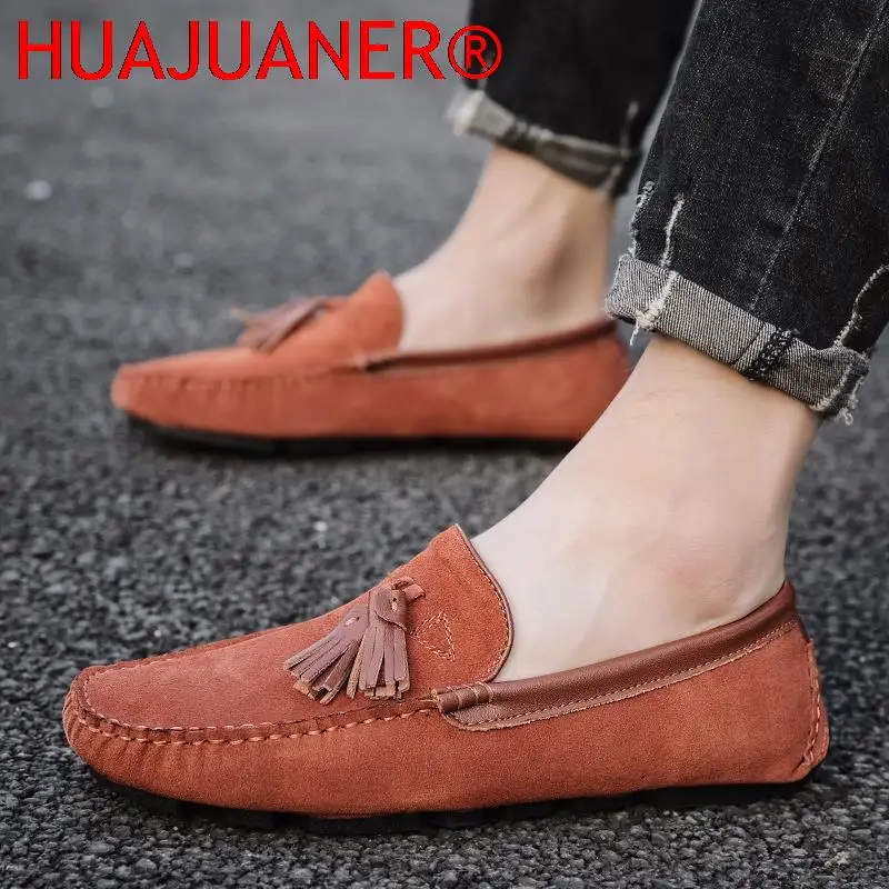 New Retro Men's Shoes Mens Slip on Shoes Men Tassel Casual Flats Male Light Comfortable Shoe Suede Loafers Fashion Man Footwear
New Retro Men's Shoes Mens Slip on Shoes Men Tassel Casual Flats Male Light Comfortable Shoe Suede Loafers Fashion Man Footwear
