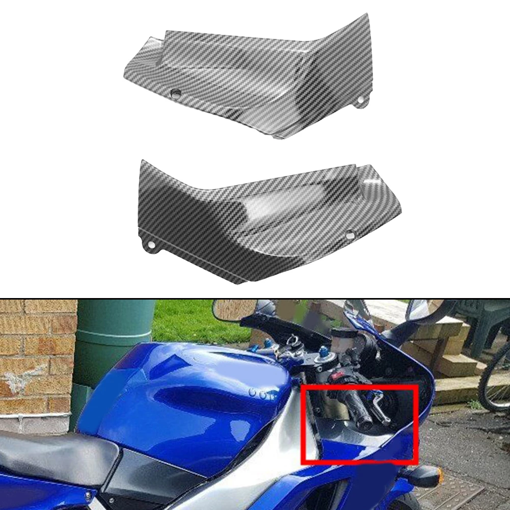 2pcs Side Air Duct Cover Fairing Insert Part For YTR YZF R1 1998-2001 Carbon Fiber Motorcycle Sporty Look Replace Installation
2pcs Side Air Duct Cover Fairing Insert Part For YTR YZF R1 1998-2001 Carbon Fiber Motorcycle Sporty Look Replace Installation