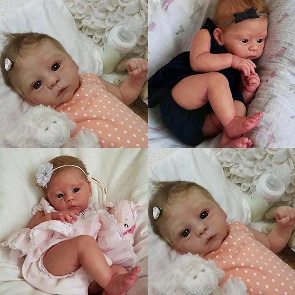 50cm Full Silicone Reborn Simulation Baby Model Realistic Soft Sleeping Baby Toys Girl Playmate For Girl Mother K3r6
50cm Full Silicone Reborn Simulation Baby Model Realistic Soft Sleeping Baby Toys Girl Playmate For Girl Mother K3r6