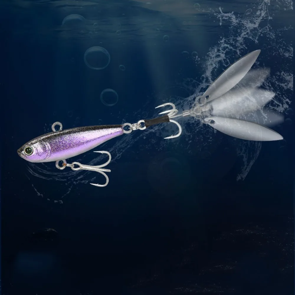 With Black Tube Bladed With Willow Blade Treble Hooks Rotating Sequins Black Tube Rotating Ring Hook Swivel Three Hooks
With Black Tube Bladed With Willow Blade Treble Hooks Rotating Sequins Black Tube Rotating Ring Hook Swivel Three Hooks