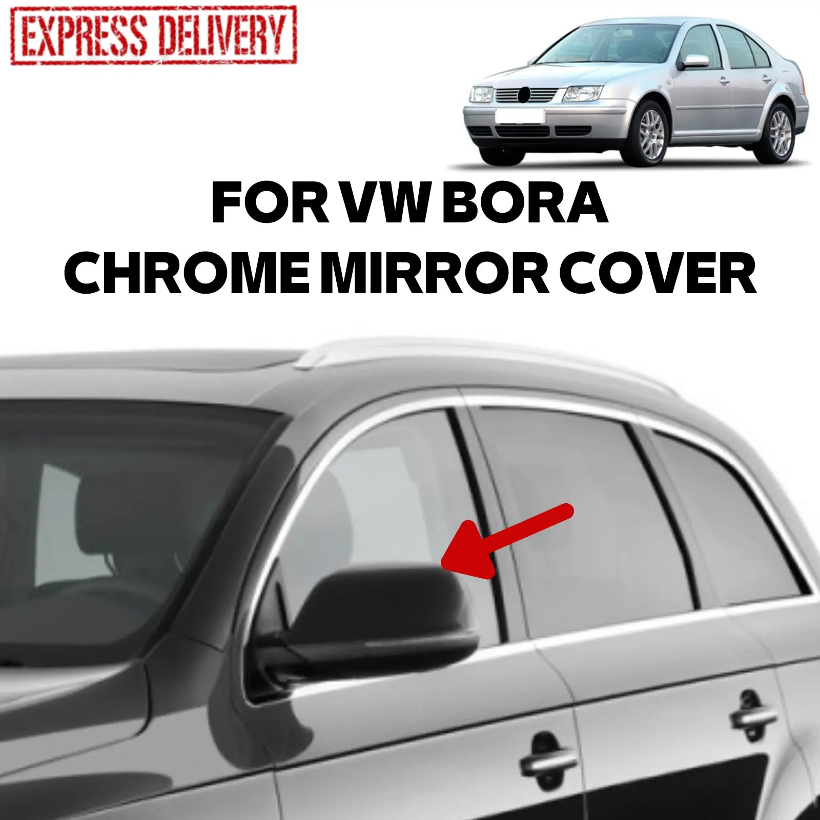 Чехол для бокового зеркала VW BORA 1998-2004, 2 шт., черный, из АБС-пластика, хромированный, яркая крышка автомобильной двери, Модифицированная бренд...
Чехол для бокового зеркала VW BORA 1998-2004, 2 шт., черный, из АБС-пластика, хромированный, яркая крышка автомобильной двери, Модифицированная бренд...