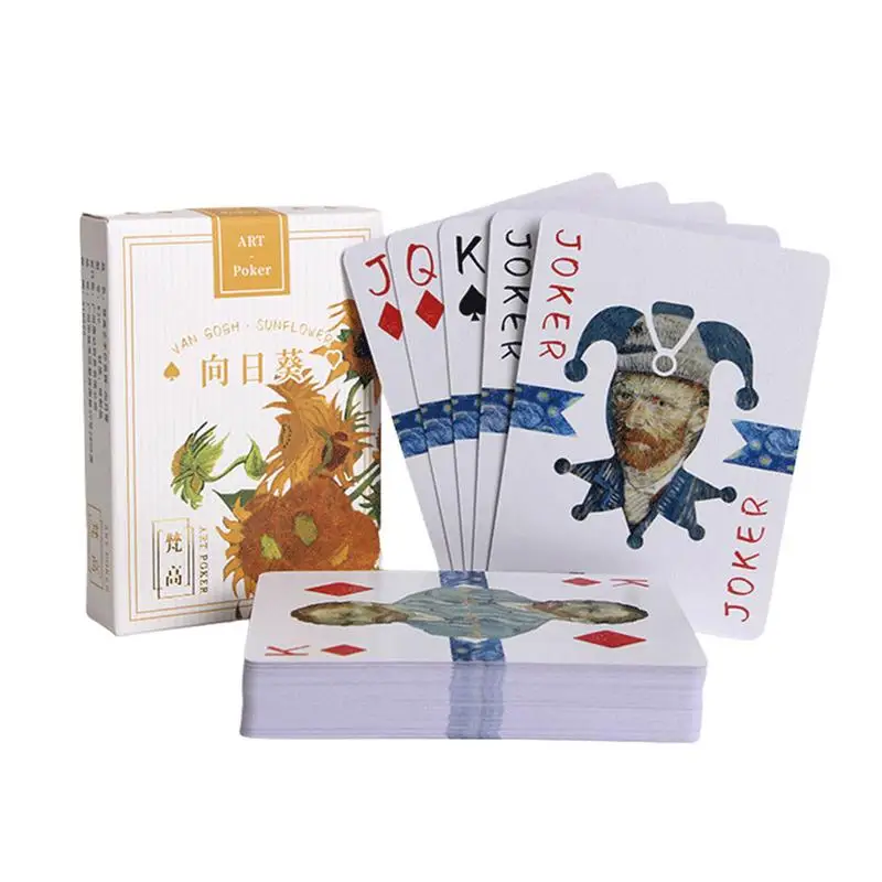 Van Gogh's Self-portrait Retro Van Gogh Playing Card For Entertainment New Poker Starlight Night Sunflower Board Game Card For
Van Gogh's Self-portrait Retro Van Gogh Playing Card For Entertainment New Poker Starlight Night Sunflower Board Game Card For