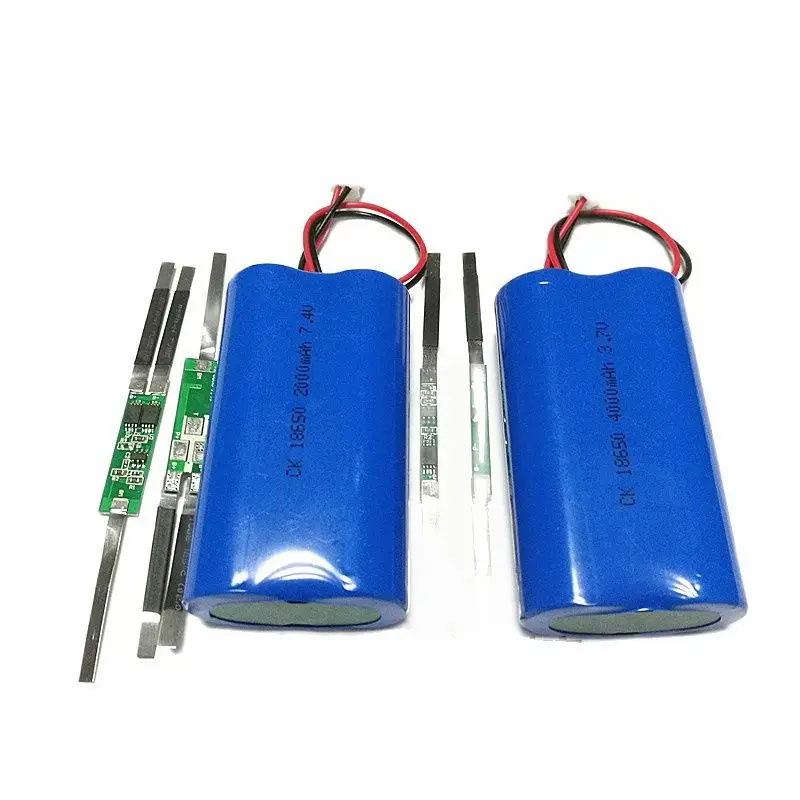 Lithium Battery Accessories 18650 with Protective Plate 4000mAh 7.4V 3.7v for Electronic Equipment Parts
Lithium Battery Accessories 18650 with Protective Plate 4000mAh 7.4V 3.7v for Electronic Equipment Parts