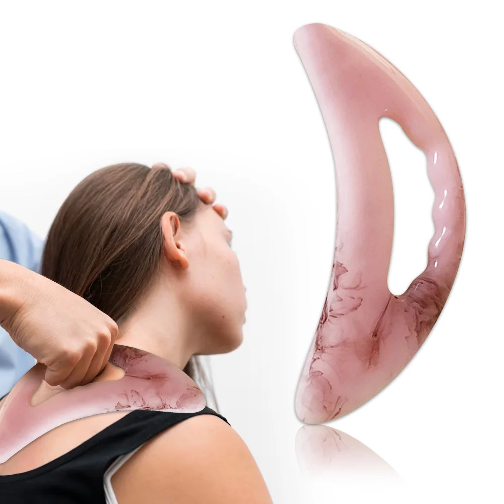 

Массажер гуаша полимерный для лица, устройство для снятия боли в мышцах, скребок для точечной терапии и массажа