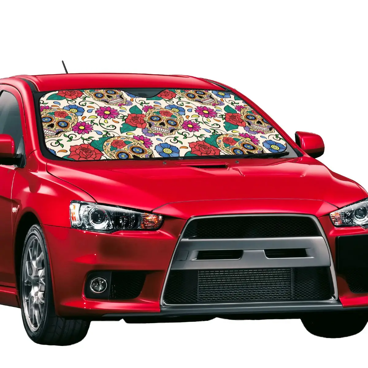 Sugar Skull Rose Mexican Skeleton Windshield Sunshade Day of the Dead Halloween Aluminium Foil Car Sunshade Sunscreen Curtain
Sugar Skull Rose Mexican Skeleton Windshield Sunshade Day of the Dead Halloween Aluminium Foil Car Sunshade Sunscreen Curtain