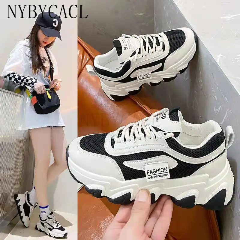 Brand Design Trendy White Women Dad Shoes Summer Chunky Sneakers Platform Casual Shoes Fashion Women's Sneakers Classic Trainers
Brand Design Trendy White Women Dad Shoes Summer Chunky Sneakers Platform Casual Shoes Fashion Women's Sneakers Classic Trainers