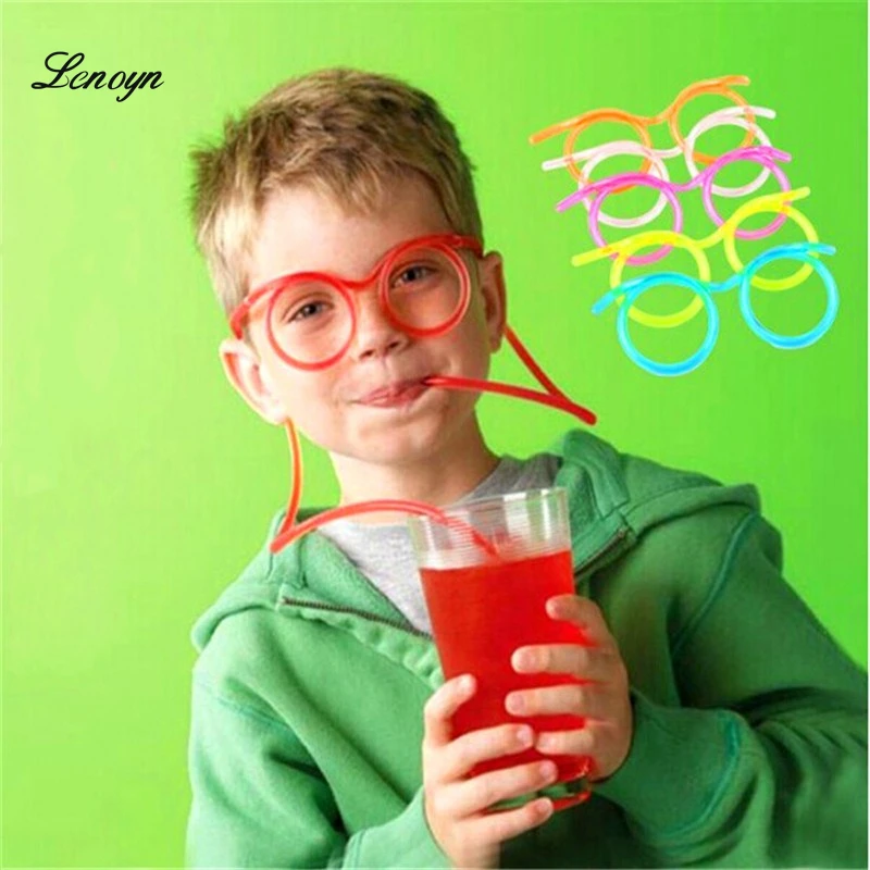 Creative Fun Novelty Soft Plastic Straw Funny Glasses Flexible Drinking Toy Party Tube Tool Kid Baby Birthday Children Joke Gift
Creative Fun Novelty Soft Plastic Straw Funny Glasses Flexible Drinking Toy Party Tube Tool Kid Baby Birthday Children Joke Gift
