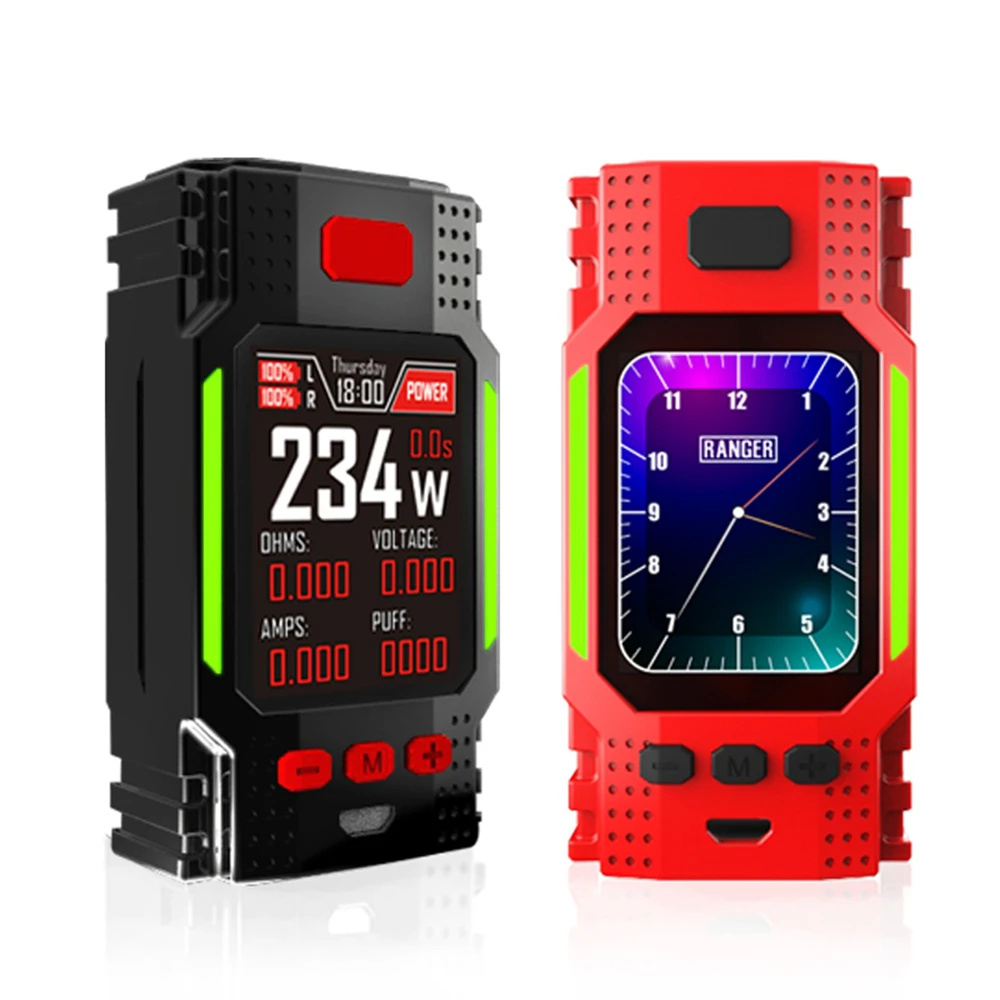 Аккумуляторный блок Hugo Vapor Ranger, 234 Вт, 18650, 510 коннектор, атомайзер из цинкового сплава, 2,0 дюймов, IPS-экран
Аккумуляторный блок Hugo Vapor Ranger, 234 Вт, 18650, 510 коннектор, атомайзер из цинкового сплава, 2,0 дюймов, IPS-экран