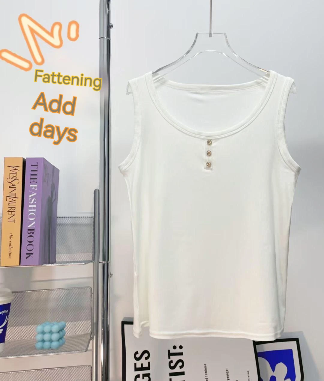 Summer Camisole women's large outer wear with a bottom coat sleeveless thin outer wear
Summer Camisole women's large outer wear with a bottom coat sleeveless thin outer wear