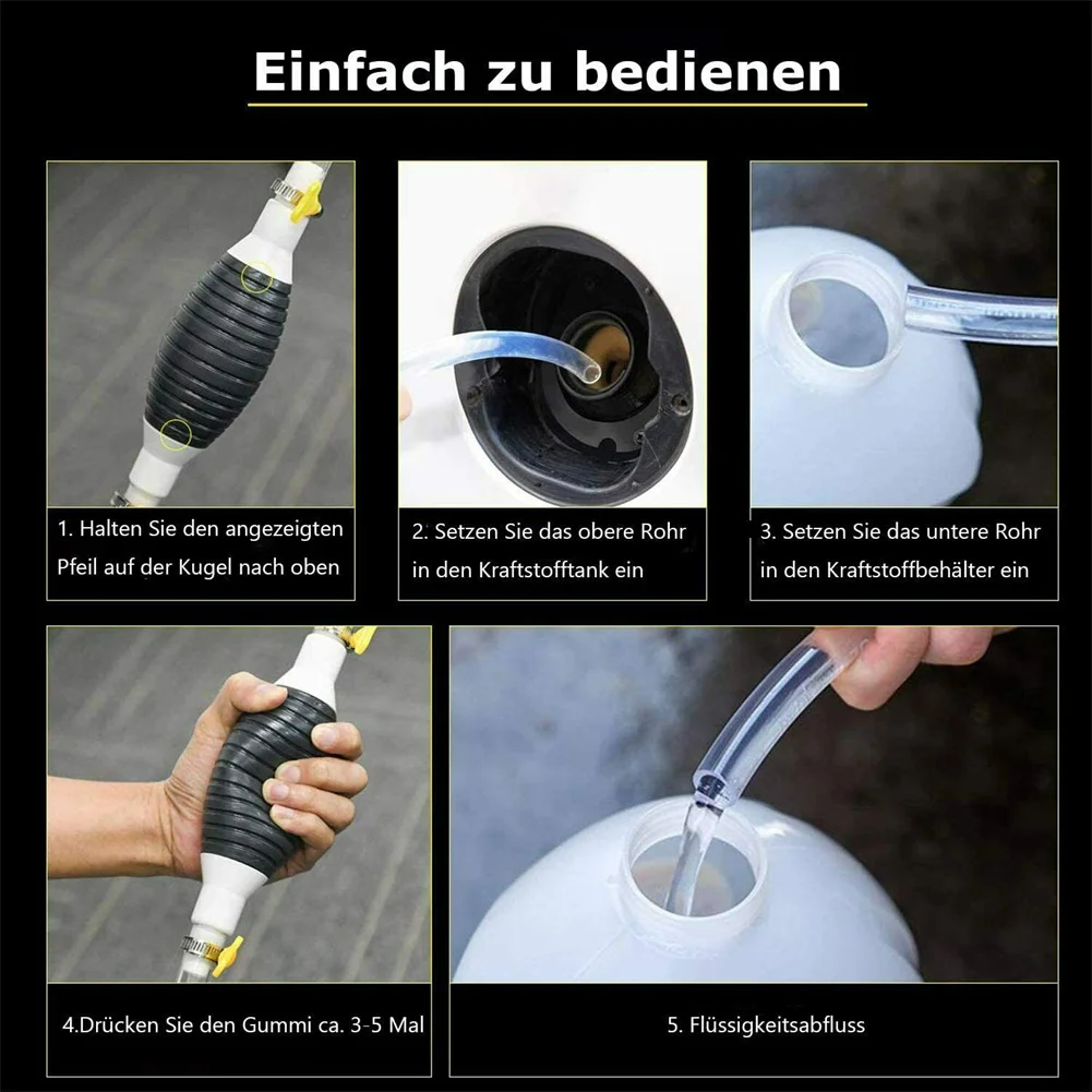 Home Hand Pump Gasoline Pump Transfer Pump With Hose 1 Set For Car Boat Diesel Engine Fuel Tank Rubber Bellows
Home Hand Pump Gasoline Pump Transfer Pump With Hose 1 Set For Car Boat Diesel Engine Fuel Tank Rubber Bellows