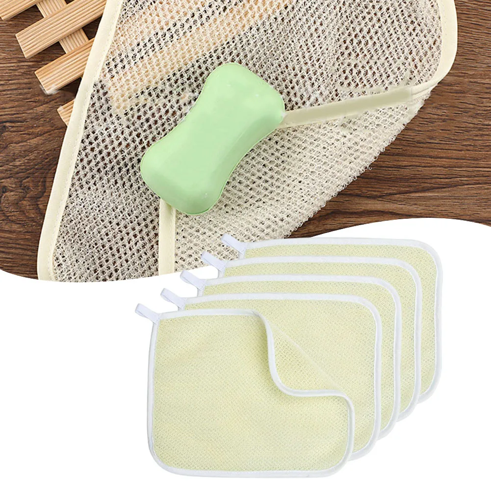 5pcs Exfoliating Face And Bath Cloths Towel Soft Woven Nylon Bath Cloths Home Bathroom Cleaning Accessories 23x26cm
5pcs Exfoliating Face And Bath Cloths Towel Soft Woven Nylon Bath Cloths Home Bathroom Cleaning Accessories 23x26cm