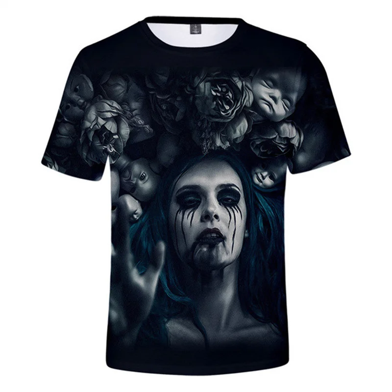 Men's 3D Horror Pattern T-shirt Summer Fashion Cool Hip Hop T-shirt Oversized Male Personality Street Tshirts Short Sleeve Tops
Men's 3D Horror Pattern T-shirt Summer Fashion Cool Hip Hop T-shirt Oversized Male Personality Street Tshirts Short Sleeve Tops