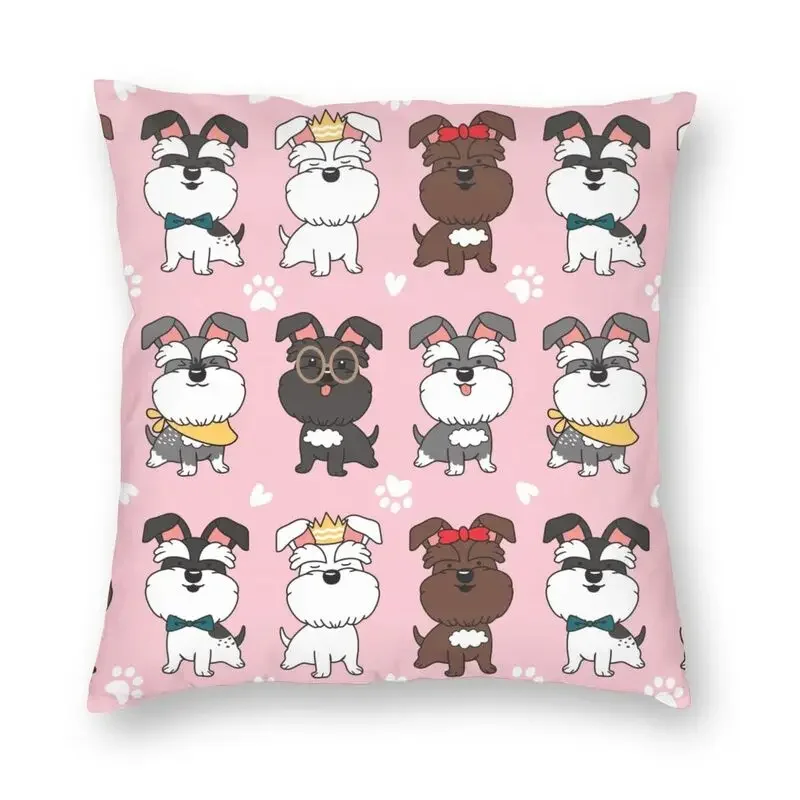 Kawaii Fashion Miniature Schnauzer Dogs Pillow Case 45x45cm Home Decorative Cute Animal Cushions for Sofa Square Pillowcase
Kawaii Fashion Miniature Schnauzer Dogs Pillow Case 45x45cm Home Decorative Cute Animal Cushions for Sofa Square Pillowcase