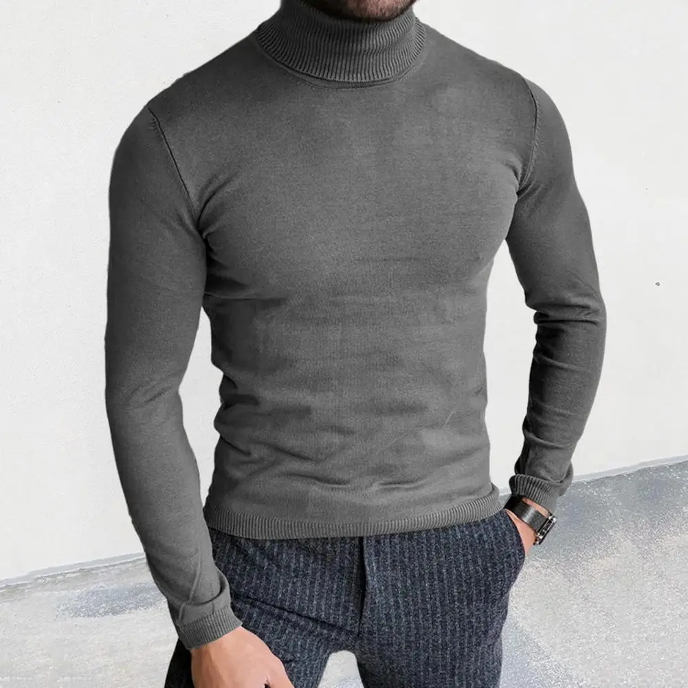 Slim Fit Top Stylish Men's Turtleneck Knitwear for Autumn Winter Slim Fit Solid Color Pullover Sweaters with for Fashionable
Slim Fit Top Stylish Men's Turtleneck Knitwear for Autumn Winter Slim Fit Solid Color Pullover Sweaters with for Fashionable