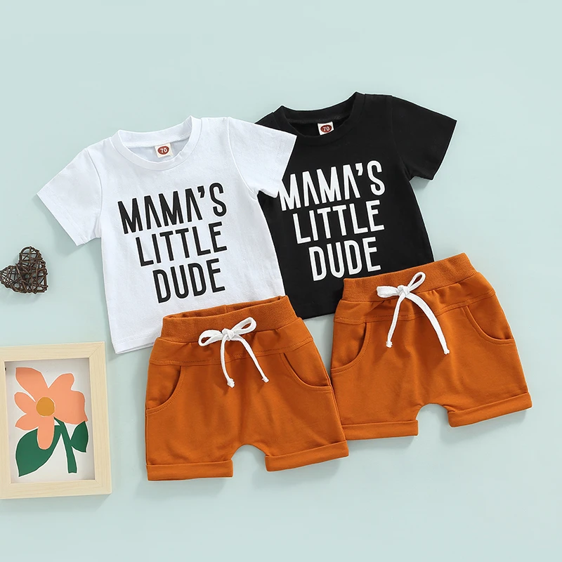 Summer 2Pcs Boys Outfit Clothes Toddlers Letter Printing Short Sleeve Tops Shorts Children's Set roupa infantil pra menino
Summer 2Pcs Boys Outfit Clothes Toddlers Letter Printing Short Sleeve Tops Shorts Children's Set roupa infantil pra menino