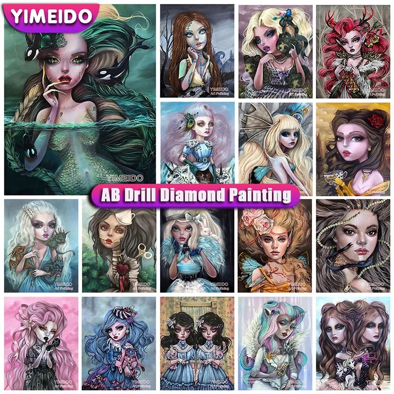 YIMEIDO AB Diamond Painting Girl Picture Zipper Bag Diamond Embroidery Cartoon Rhinestone Full Mosaic Cross Stitch Kits Wall Art
YIMEIDO AB Diamond Painting Girl Picture Zipper Bag Diamond Embroidery Cartoon Rhinestone Full Mosaic Cross Stitch Kits Wall Art