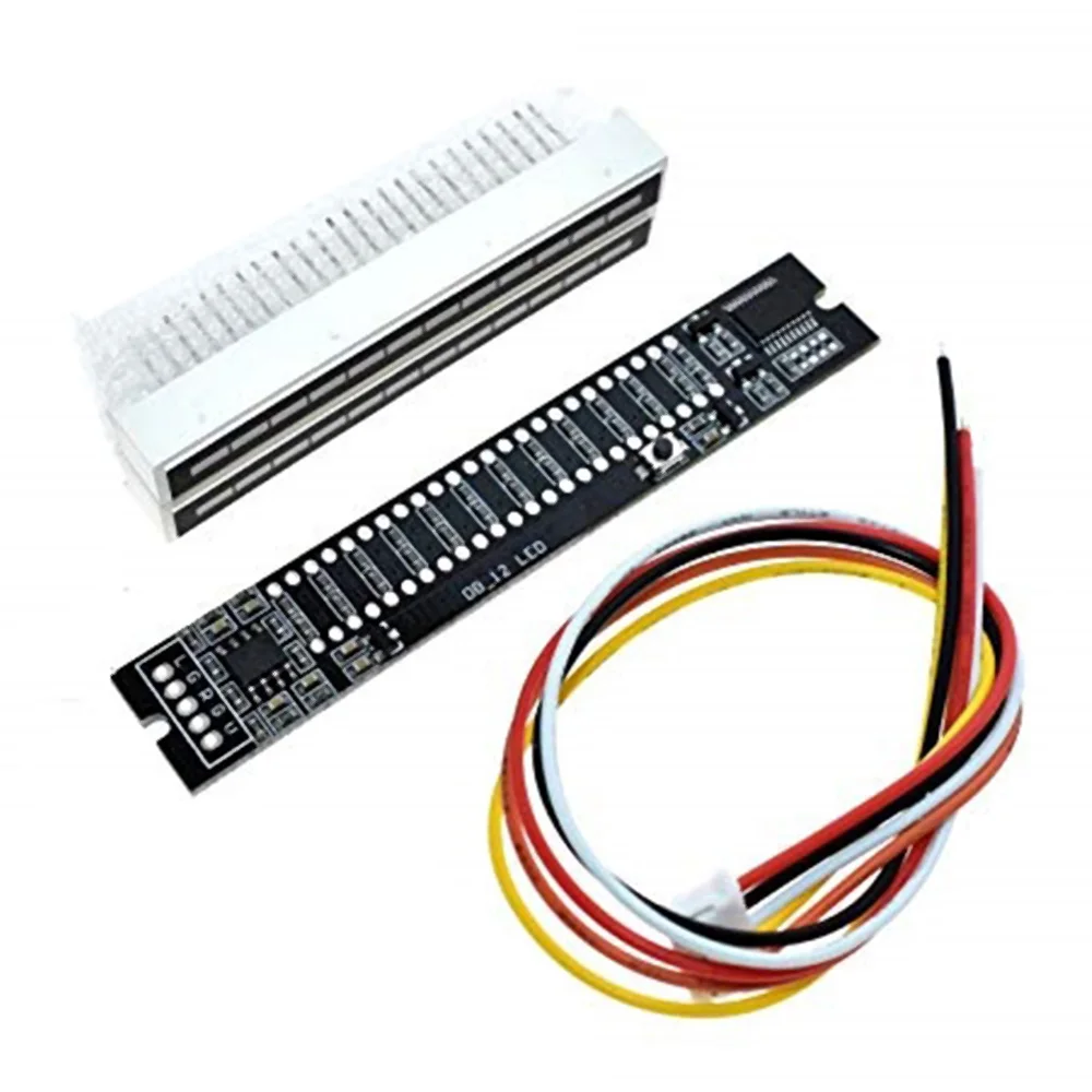 Mini Dual 12 Level Indicator VU Meter Stereo Amplifier Board Adjustable Light Speed Board with AGC Mode, DIY KITS
Mini Dual 12 Level Indicator VU Meter Stereo Amplifier Board Adjustable Light Speed Board with AGC Mode, DIY KITS