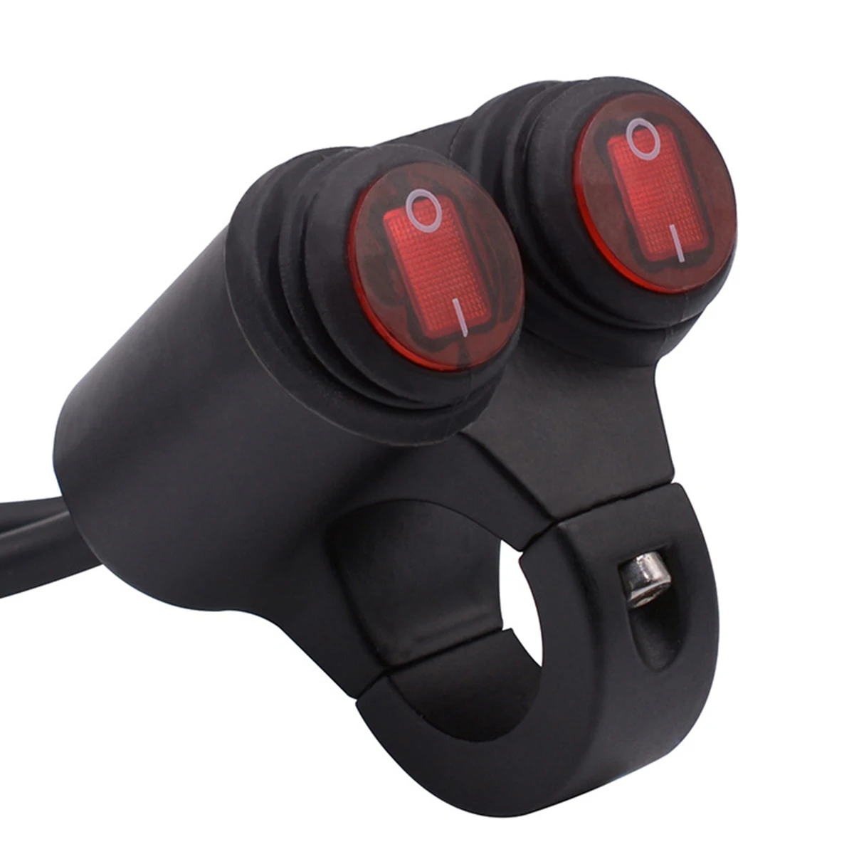 Motorcycle Headlight Switches Handlebar Waterproof Aluminum Alloy 2 Gang Switch with Indicator Light
Motorcycle Headlight Switches Handlebar Waterproof Aluminum Alloy 2 Gang Switch with Indicator Light