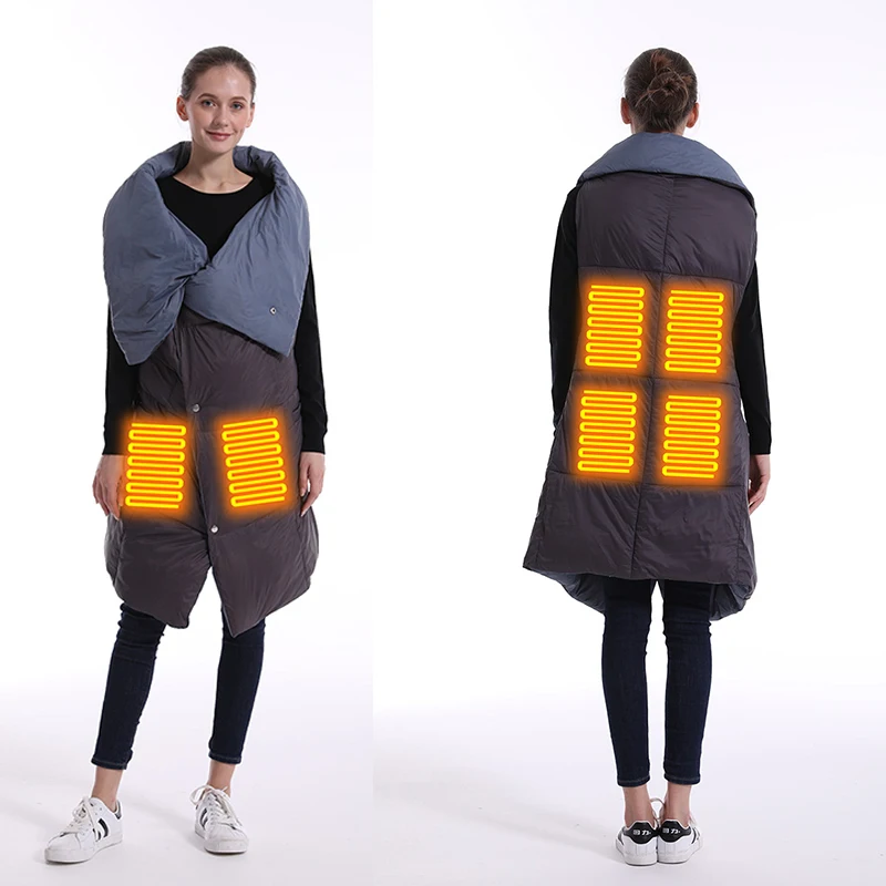 Жилет с подогревом и питанием от USB, одеяло с электрическим подогревом, с отворотом, перелив, с тремя режимами, для зимнего сезона
Жилет с подогревом и питанием от USB, одеяло с электрическим подогревом, с отворотом, перелив, с тремя режимами, для зимнего сезона