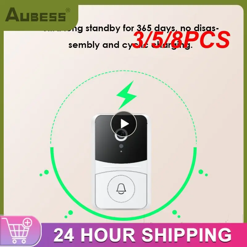 3/5/8PCS Outdoor Night Vision Wifi Visual Intercom Voice Change Intelligent Doorbell Video Intercom Wireless Doorbell Smart Home
3/5/8PCS Outdoor Night Vision Wifi Visual Intercom Voice Change Intelligent Doorbell Video Intercom Wireless Doorbell Smart Home